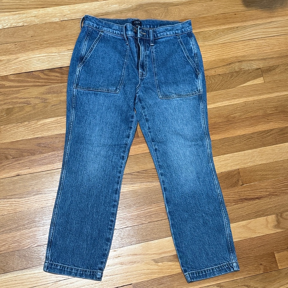 J. Crew Relaxed Fit Blue Jeans Size 27